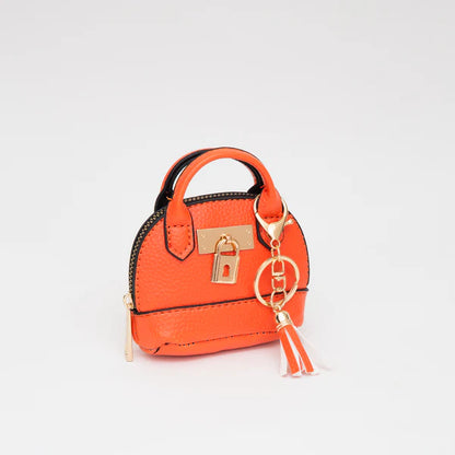 Mini Top Handle Bag Charm