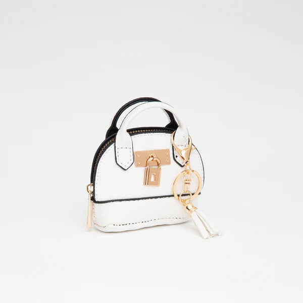 Mini Top Handle Bag Charm