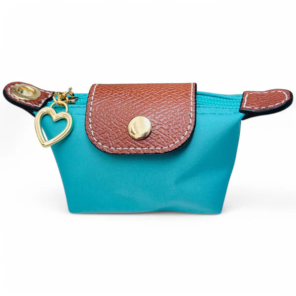 Mini Nylon Coin Purse Bag Charm