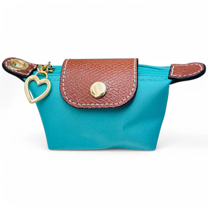 Mini Nylon Coin Purse Bag Charm