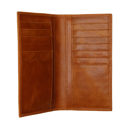 L2100028 Local Boy Leather Long Wallet Brown