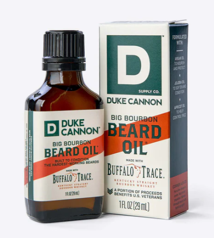 BCBO-BRBN1A Duke Cannon Beard Oil Bourbon 1oz