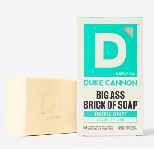 BSBA-TODR10 Duke Cannon Tropic Drift Brick of Soap 10oz