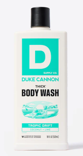 BWTH-TODR18 Duke Cannon Body Wash 18oz Tropic Drift