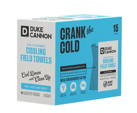 CSSW-TWLBOX Duke Cannon 15ct Cooling Field Towels