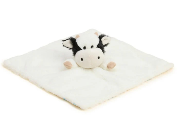 BL-COW-3 Warmies Black White Cow Lovies
