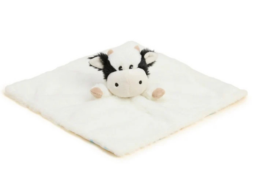BL-COW-3 Warmies Black White Cow Lovies
