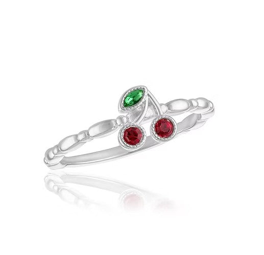 STK137 Stacks Cherry Silver Ring
