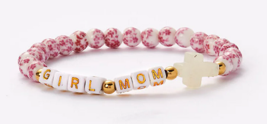 PP0091 Holy Water Bracelet Porcelain Girl Mom Bracelet