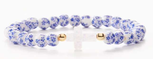 HW049/HW050 Holy Water Bracelet Porcelain Cross Bracelet