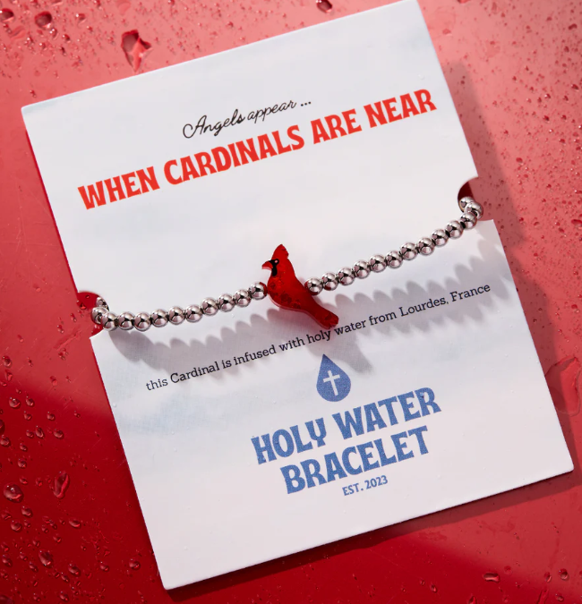 HW007/HW008/HW009 Holy Water Bracelet Red Cardinal Bracelet