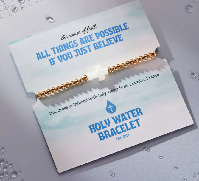 HW001/HW003 Holy Water Bracelet Cross Bracelet