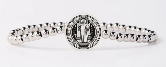 HW116 Holy Water Bracelet St. Benedict Bracelet