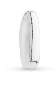 51207 Amanda Blu Silver Tone Letter Charm