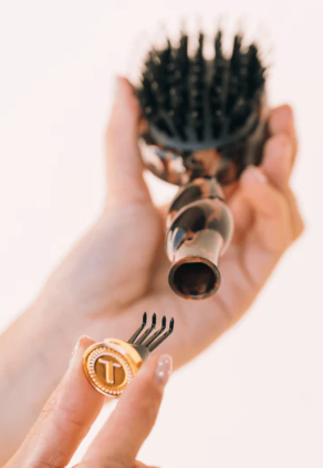 TT-MINI-BOAR-003-G Teleties Mini Boar Bristle Brush