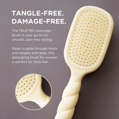 TT-DET-T Teleties Detangling Brush for Thick Hair