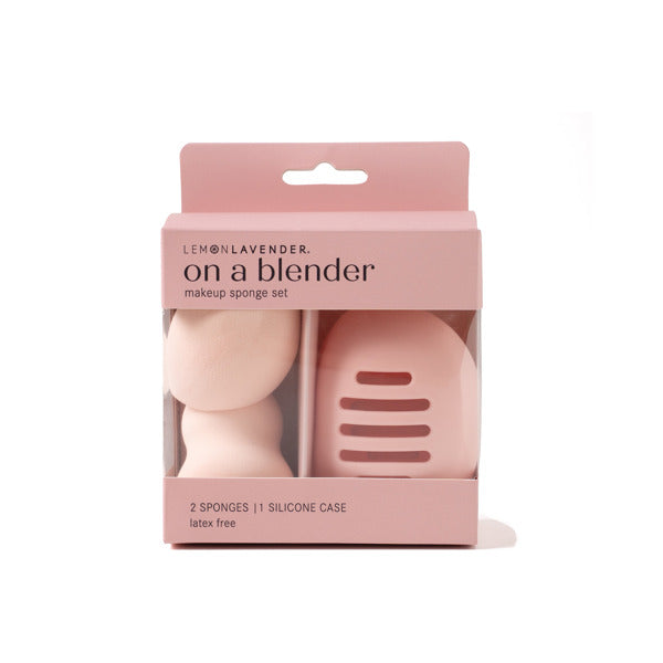 LLOB12 Lemon Lavender On A Blender Make Up Sponges and Case