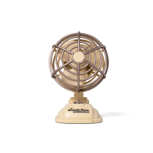 MMRDF9 Modern Monkey The Coolsville Classic Rechargeable Desk Fan