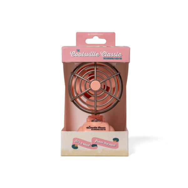 MMRDF9 Modern Monkey The Coolsville Classic Rechargeable Desk Fan