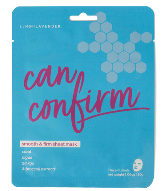 LLFM-SF Lemon Lavender Can Confirm Smooth & Firm Sheet Mask