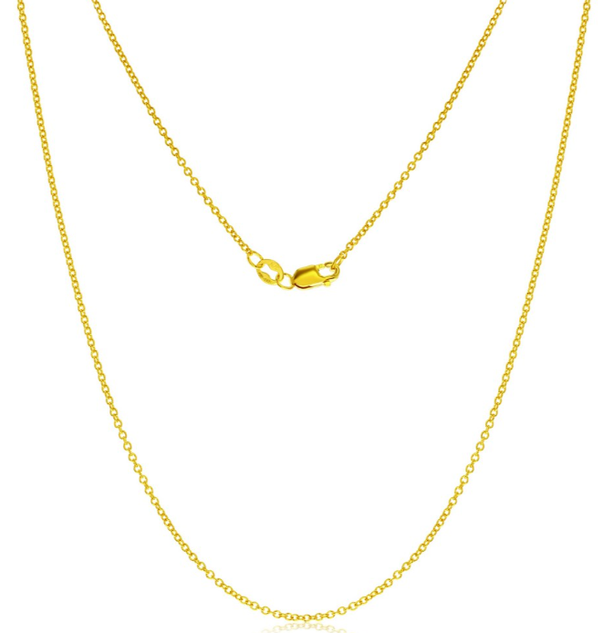 14Q-714 14K Gold Filled 1MM Cable Chain