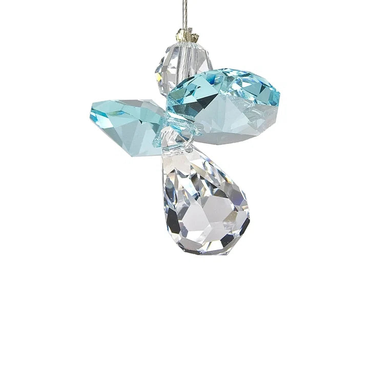 CGAQ Woodstock Chimes Crystal Guardian Angel Aquamarine 0