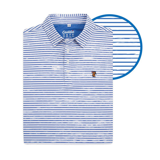 C135 Caddie Flow Polo Blue/White