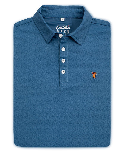 C110 Caddie Wave Polo Blue