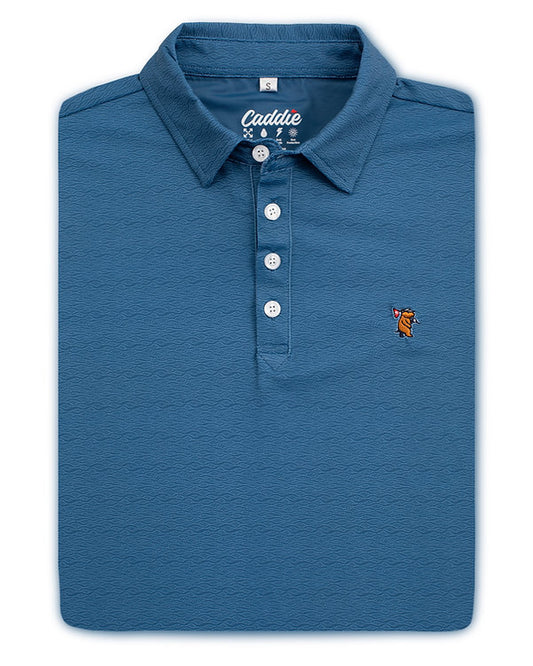 C110 Caddie Wave Polo Blue