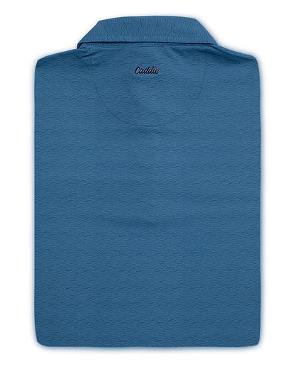C110 Caddie Wave Polo Blue