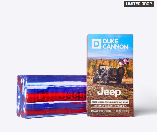 FDPQ-JEEP24ALL Duke Cannon Jeep Big Ass Bars of Soap