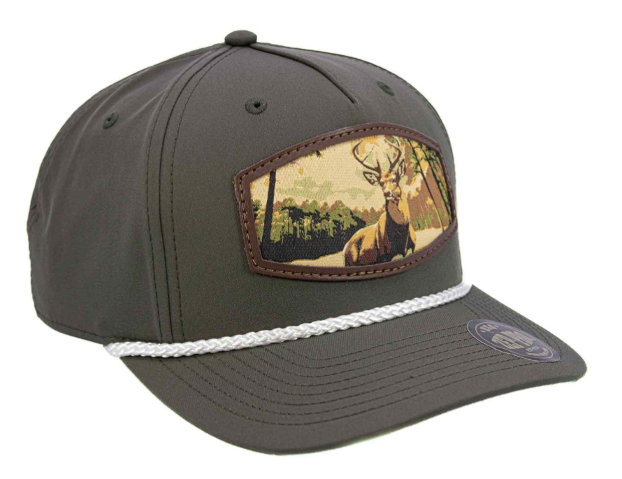 HR8PWV-BUCK-DOWH Zep-Pro Rope Hat Buck Dk. Olive/White