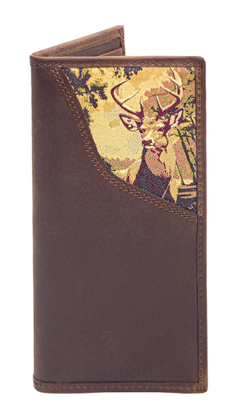 IWT4-BUCK-WP Zep-Pro Crazy Horse Buck Secretary Wallet