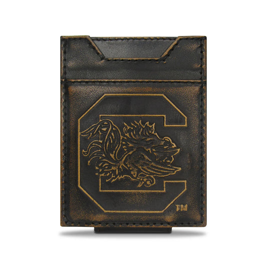 USC-IWB5-BURN Zep-Pro Antiqued Burnished Front Pocket Wallet USC