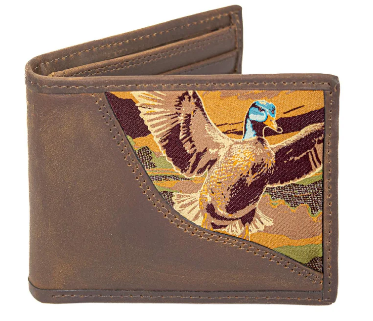 IWT1-MALL-WP Zep-Pro Woven Patch Passcase Wallet Mallard
