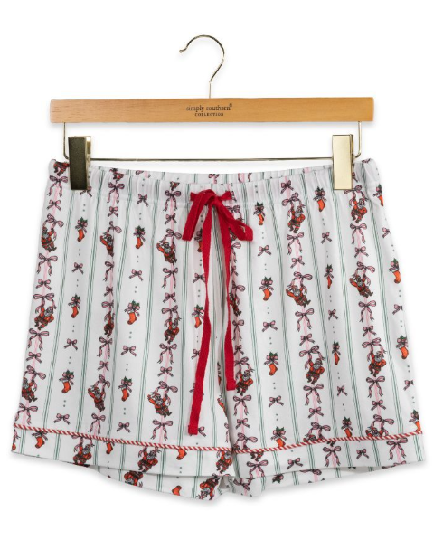 PP-0226-PJ-SHRT-HOL-XMAS Simply Southern Holiday PJ Shorts