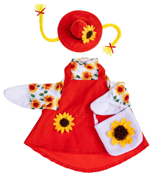 TDFMCGS25 Evergreen Porch Goose Sunflower Dress