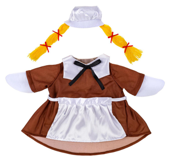 TDHW4GS25 Evergreen Porch Goose Harvest Pilgrim Girl Outfit