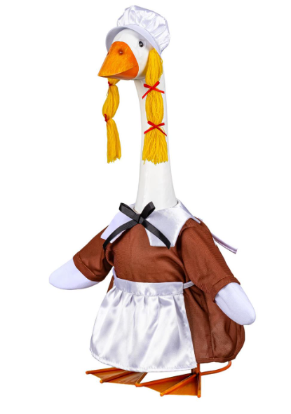 TDHW4GS25 Evergreen Porch Goose Harvest Pilgrim Girl Outfit