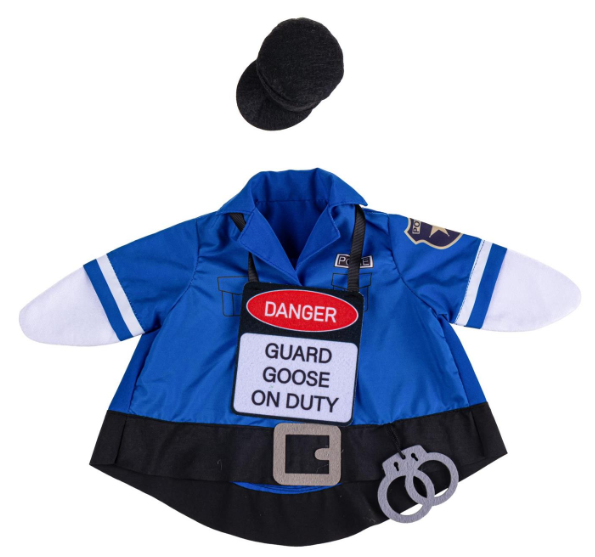 TDQ9CGS25 Evergreen Porch Goose Outfit Police