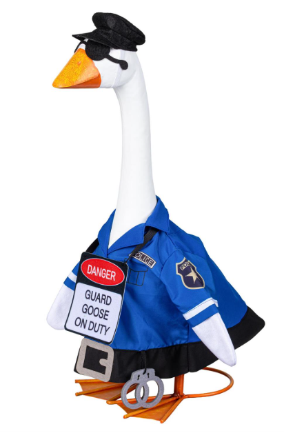 TDQ9CGS25 Evergreen Porch Goose Outfit Police