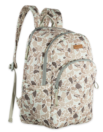0226-MN-BAG-SCHL-BKPK-LTCAMO Simply Southern Backpack Lt Camo Pattern