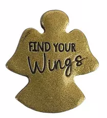 TS1004 Abbey & CA Gift Angel Thumb Stones
