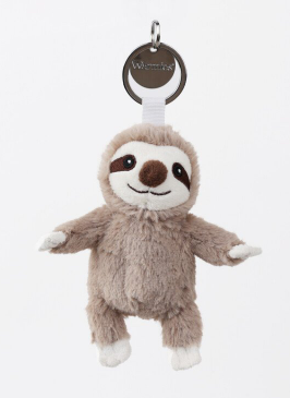 KR-SLO-1 Warmies Sloth  Key Ring