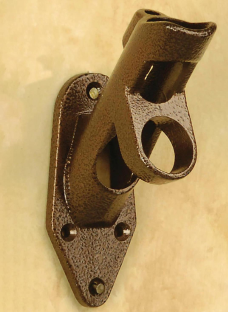 01144 Evergreen 2-Position Aluminum House Flag Pole Bracket Copper Finish 0