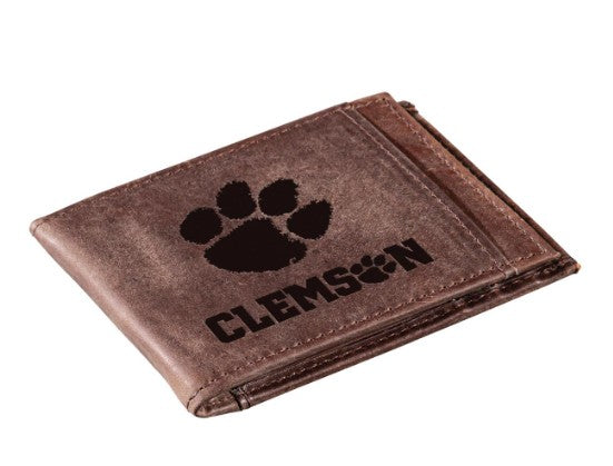 7WLTB912RBR Evergreen Front Pocket RFID Leather Wallet 0