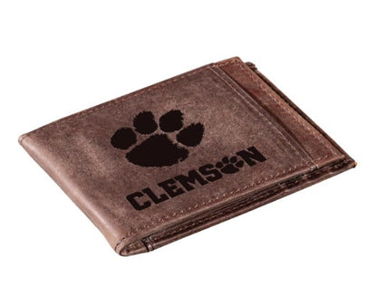 7WLTB912RBR Evergreen Front Pocket RFID Leather Wallet 0