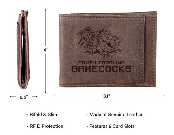 7WLTB954BR Evergreen USC Front Pocket Wallet 0