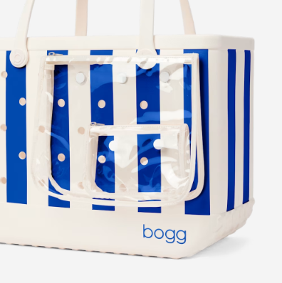 BP-1810004-MYKBL-OS Original Bogg Bag High Tides & Good Vibes in Mykonos Blue