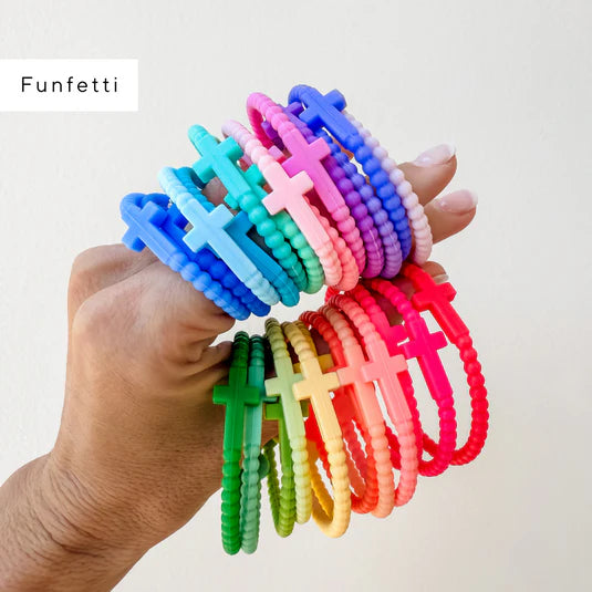 Ryan & Rose Jesus Bracelet - Small Funfetti